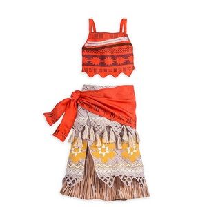 Moana Costume w/ Shoes - Sz 5/6 (Shoes 11/12)